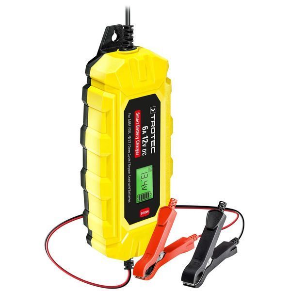 Зарядний пристрій для автомобільного акумулятора Trotec PBCS 6A, 12V, 4-150Ah (4675000010) DAS302835 фото