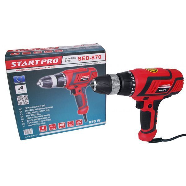 Дриль електричний Start Pro SED-870 SED-870 фото