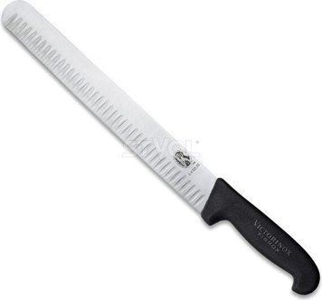 Ніж кухонний для нарізки слайсами Victorinox Fibrox 30 см, чорний 5.4723.30 фото