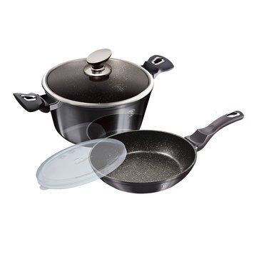 Набір посуду 4 предмета Berlinger Haus Metallic Line Carbon Pro Edition (BH-7106) BH-7106 фото