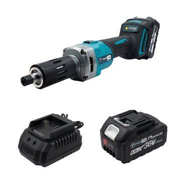 Аккумуляторная прямая шлифовальная машина PROFI-TEC PDG36BL POWERLine (2 х 5.0 Ач, зарядное устройство) 005456P фото