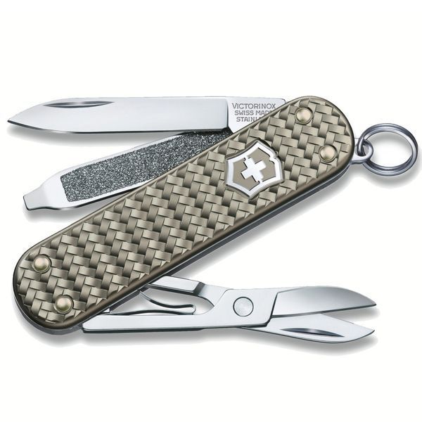 Складаний ніж Victorinox CLASSIC SD Precious Alox сірий 0.6221.4031G 0.6221.4031G фото