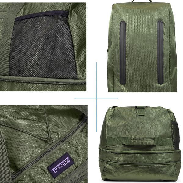 Сумка дорожня на колесах TravelZ Wheelbag Doubleloader foldable green (603097) 931070 фото