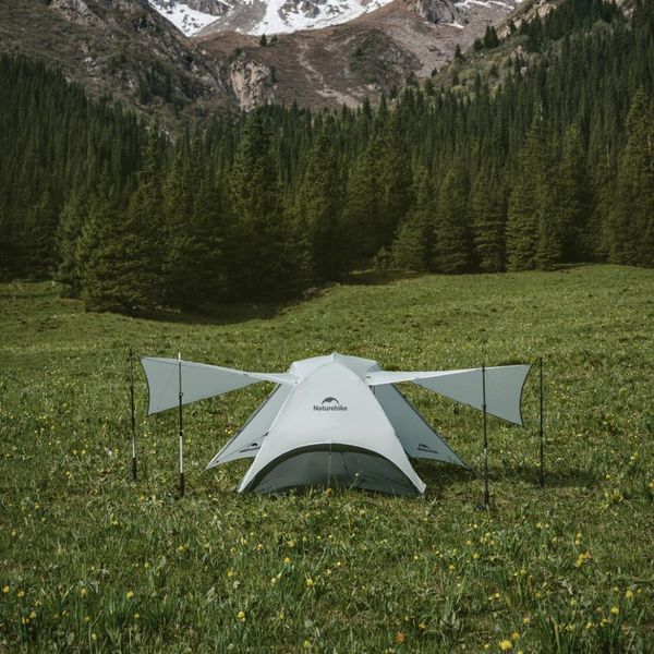 Намет двомісний ультралегкий Naturehike Star River UL CNK2450WS022, коричневий 6975641883067 фото