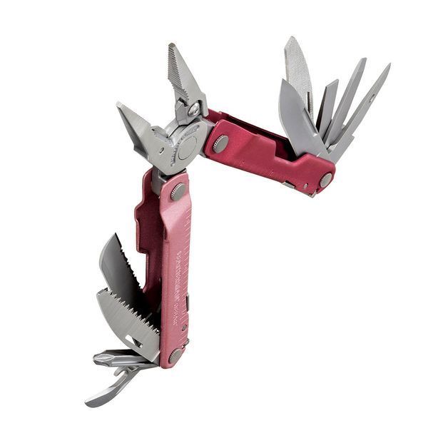 Мультитул Leatherman Rebar Heathered Cranberry 833317 + безкоштовна доставка 833317 фото