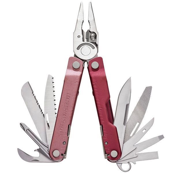 Мультитул Leatherman Rebar Heathered Cranberry 833317 + безкоштовна доставка 833317 фото