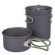 Набір посуду Bo-Camp Explorer 2 Pieces Hard Anodized Anthracite / Green (2200240) DAS301406 фото 1