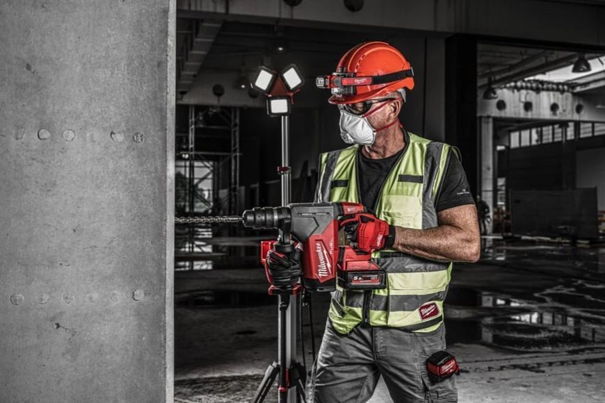 Перфоратор акумуляторний SDS-PLUS MILWAUKEE, M18 ONEFHPX-0X, 5Дж (каркас, патрон FIXTEC 13мм, HDкейс) 4933478495 фото