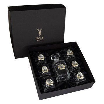 Набір для віскі BOSS CRYSTAL SENATOR з графіном 6 келихів кришталь B7SEN2PG фото