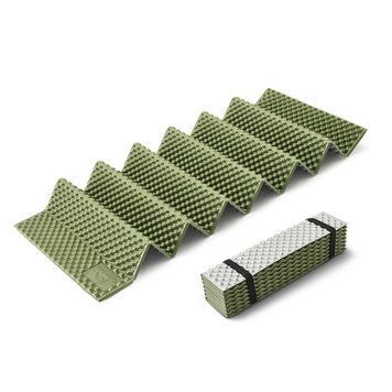 Килимок туристичний складаний одномісний IXPE Naturehike CNK2450WS044 з алюмінієвою плівкою, 195x60x1.8 см, оливковий 6927595788356 фото