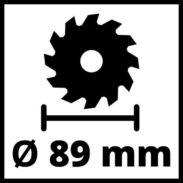 Міні-пила циркулярна Einhell TC-CS 89 (4331030) 4331030 фото