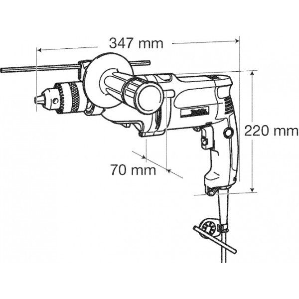 Дриль безударний Makita DP 4011 DP4011 фото