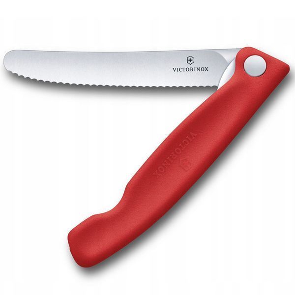 Складаний ніж для пікніка Victorinox Swiss Classic 11см хвил черв 6.7831.FC1 6.7831.FC1 фото