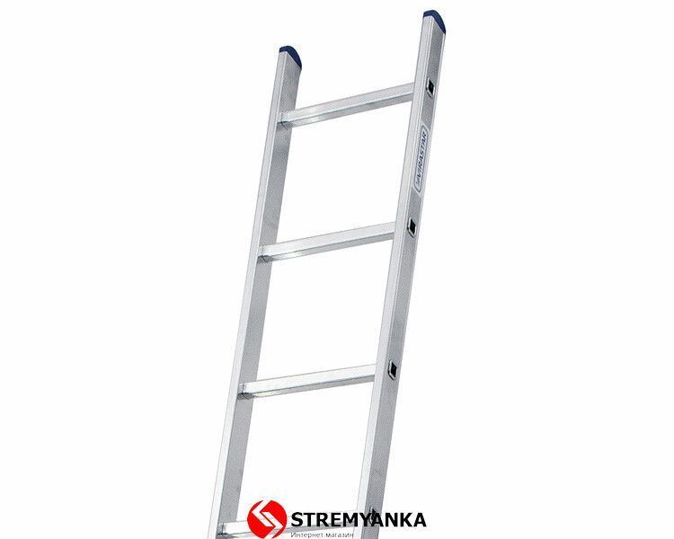 Алюминиевая односекционная лестница 10 ступеней UNOMAX VIRASTAR VSL010 фото