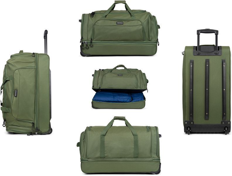 Сумка дорожня на колесах TravelZ Wheelbag Doubleloader green (603099) 931072 фото