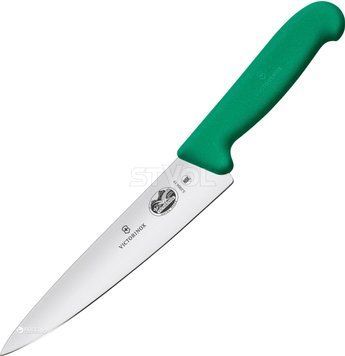 Ніж кухонний обробний Victorinox Fibrox 19 см, зелений 5.2004.19 фото