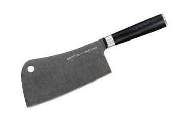 Ніж-сокирка кухонний для м'яса 180 мм Samura MO-V Stonewash (SM-0040B) SM-0040B фото