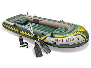 Човен надувний Intex Seahawk 4 351 x 145 x 48 см, зелений DM-68351 фото