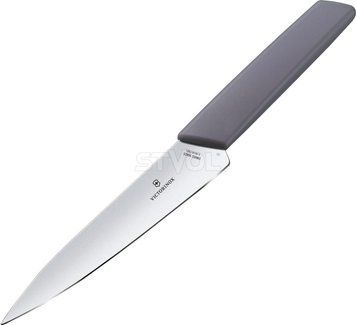 Ніж кухонний универсальний Victorinox Swiss Modern Lavender, 15 см, лавандовий, блістер 6.9016.1521B фото