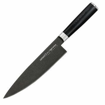 Нож кухонный Шеф Samura Mo-V Stonewash 200 мм (SM-0085B) SM-0085B фото
