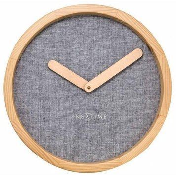Настінний годинник NeXtime Calm Grey 30см (3155GS) 3155GS фото