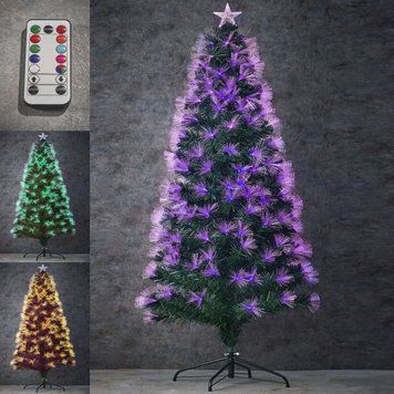 Елка декоративная зеленая из фиброволокна Greenville 1.85 м, "Luca" 225 LED IP20 пульт, 60 режимов 8720362035183 фото