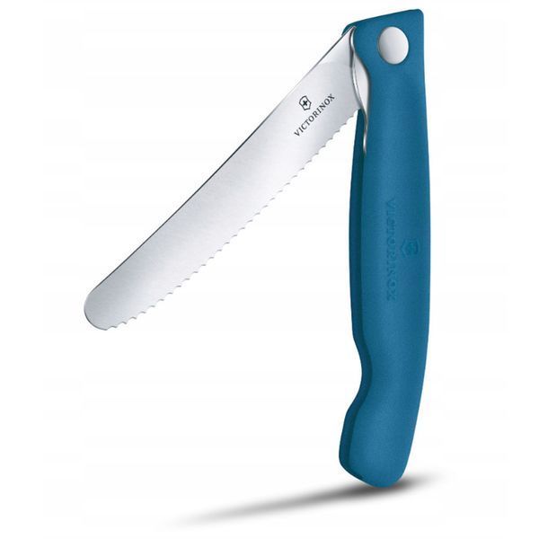 Складаний ніж для пікніка Victorinox Swiss Classic 11см хвил син 6.7832.FC1 6.7832.FC1 фото