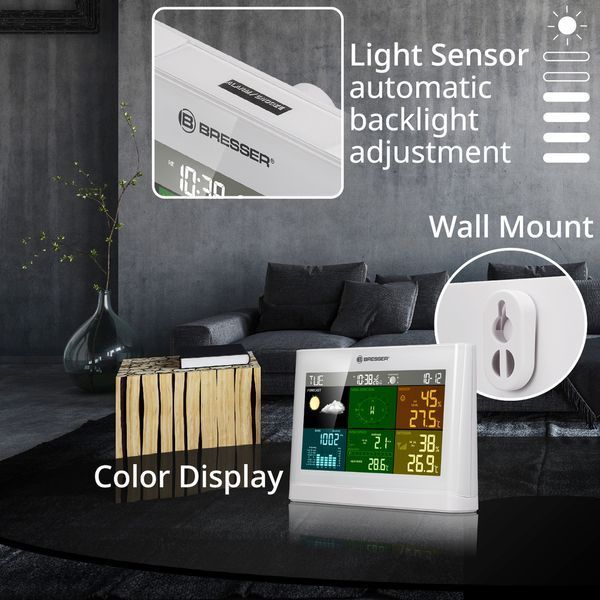 Метеостанція Bresser 5-in-1 Comfort Weather Center White (7002550GYE000) 930584 фото