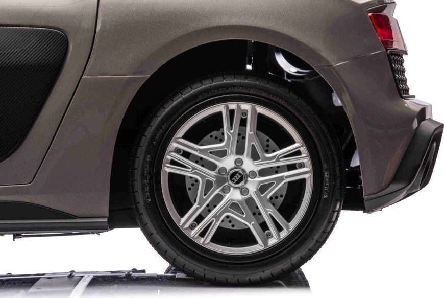 Дитяча акумуляторна машинка Audi Spyder R8 LIFT Сіра PA.A3000.SZA фото