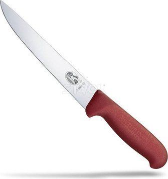 Ніж кухонний Victorinox Fibrox обваловувальний 18 см, червоний 5.5501.18 фото
