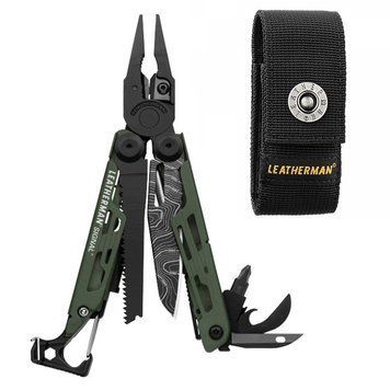 Мультиинструмент LEATHERMAN SIGNAL Green Topo синтетичний чохол картонна коробка 832692 + безкоштовна доставка 832692 фото