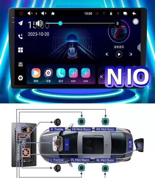 Автомагнітола з круговим оглядом EasyGo G10-G 6/128 10 inch 2K Screen + 360&deg; EG G10-G 6/128 10 inch 2k фото