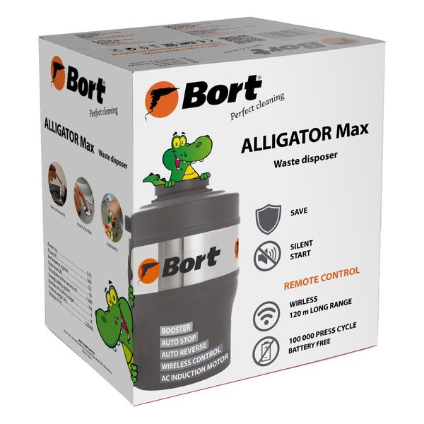 Подрібнювач харчових відходів BORT Alligator Max Alligator Max фото