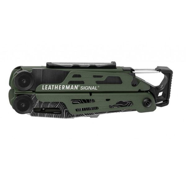 Мультиинструмент LEATHERMAN SIGNAL Green Topo синтетичний чохол картонна коробка 832692 + безкоштовна доставка 832692 фото