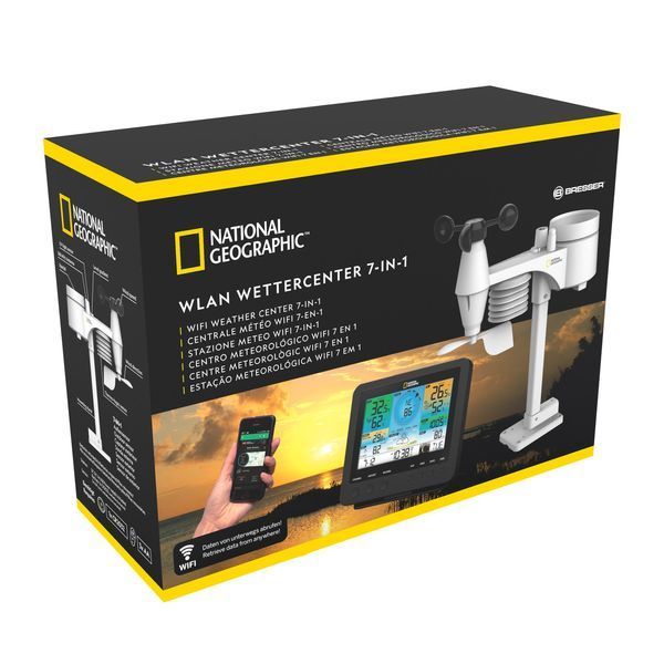 Метеостанція National Geographic WIFI Colour Weather Center 7-in-1 Sensor (9080600) 930585 фото