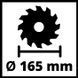Пила циркулярна акумуляторна Einhell TE-CS 18/165-1 Li - Solo (4331207) 4331207 фото 8