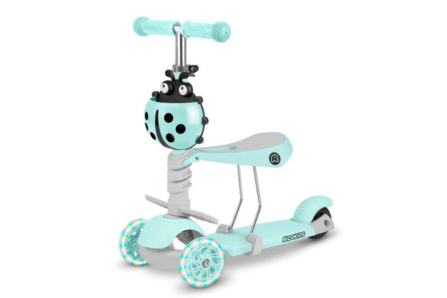 Самокат дитячий триколісний Ricokids Buggy м'ятний 765301 765301 фото