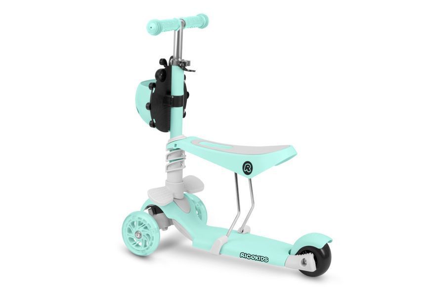 Самокат дитячий триколісний Ricokids Buggy м'ятний 765301 765301 фото