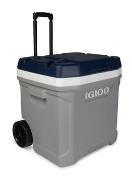 Изотермический контейнер на колесах MAXCOLD LATITUDE 62 ROLLER, 56 л, серый с синим 342233469668 фото