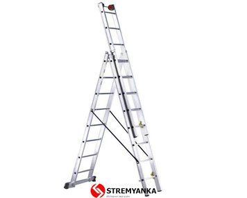 Трехсекционная лестница SVELT EURO E3 16 SCE30050 фото