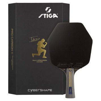 Ракетка для настільного тенісу Stiga Pro Carbon Plus Cybershape Truls Edition 5 Star FL (1215-1306-35) 932354 фото