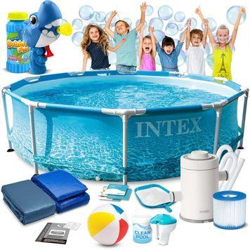 Басейн каркасний 16в1 INTEX 28208, 305 x 76 см + машина для створення бульбашок DM-28208-M фото