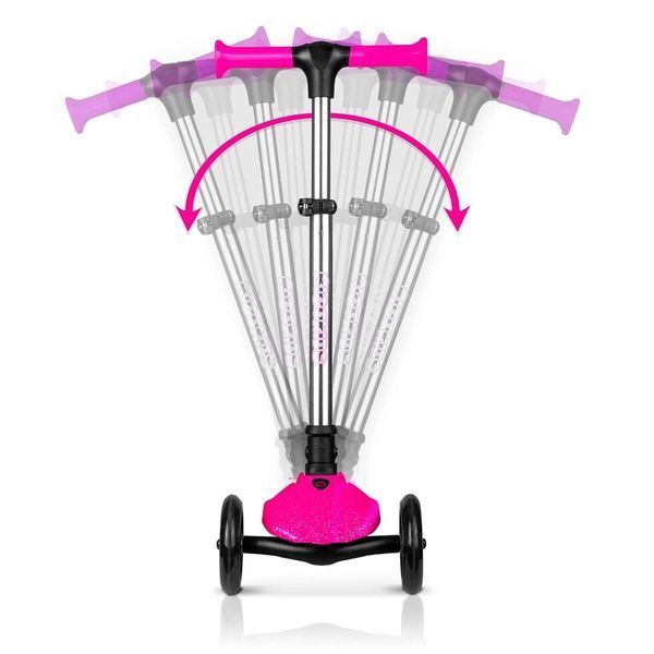 Дитячий самокат триколісний Ricokids Jelly рожевий 765901 фото