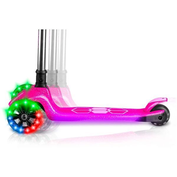 Дитячий самокат триколісний Ricokids Jelly рожевий 765901 фото