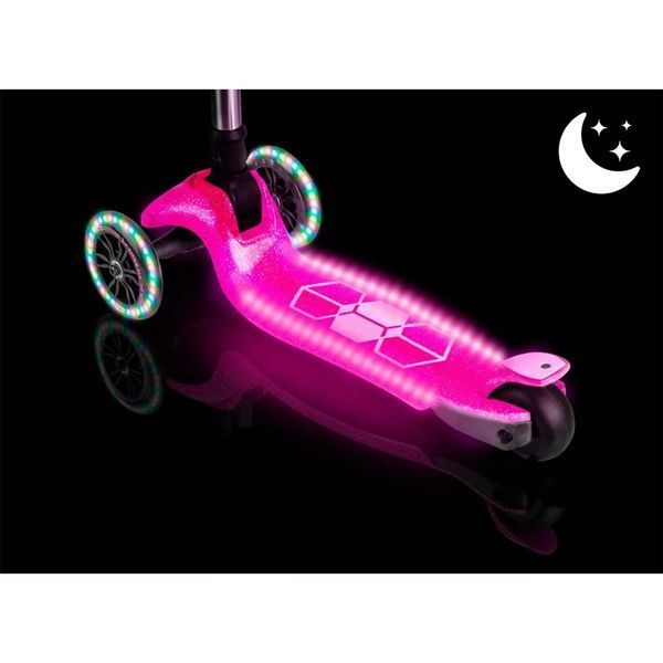 Дитячий самокат триколісний Ricokids Jelly рожевий 765901 фото
