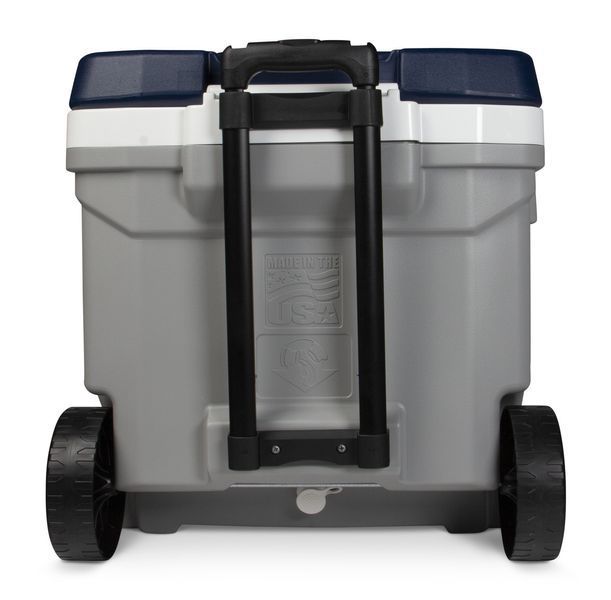 Ізотермічний контейнер на колесах MAXCOLD LATITUDE 62 ROLLER, 56 л, сірий із синім 342233469668 фото