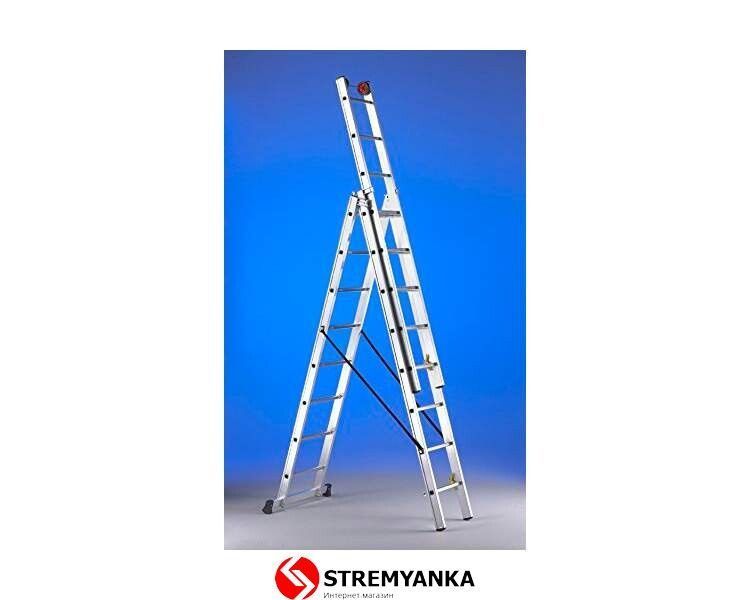 Трехсекционная лестница SVELT EURO E3 16 SCE30050 фото
