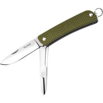 Багатофункціональний ніж Ruike Criterion S22, (5.3 см) 12C27 / G10 зелений, 3 інстр. S22-G фото