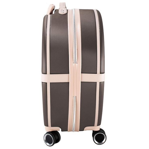 Чемодан Semi Line 20" (S) Brown/Pink Cream (T5673-2) DAS302678 фото