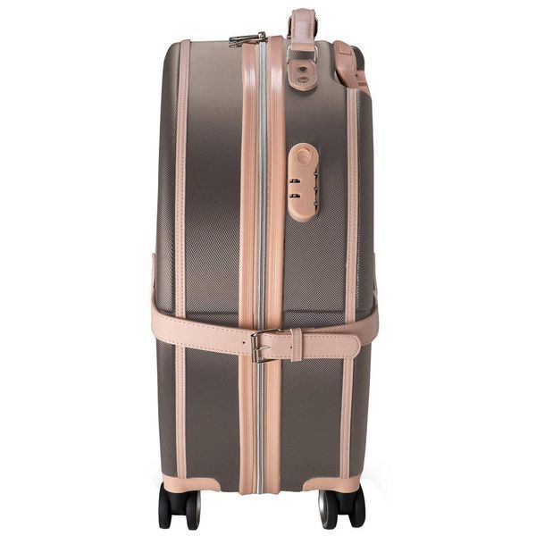 Чемодан Semi Line 20" (S) Brown/Pink Cream (T5673-2) DAS302678 фото